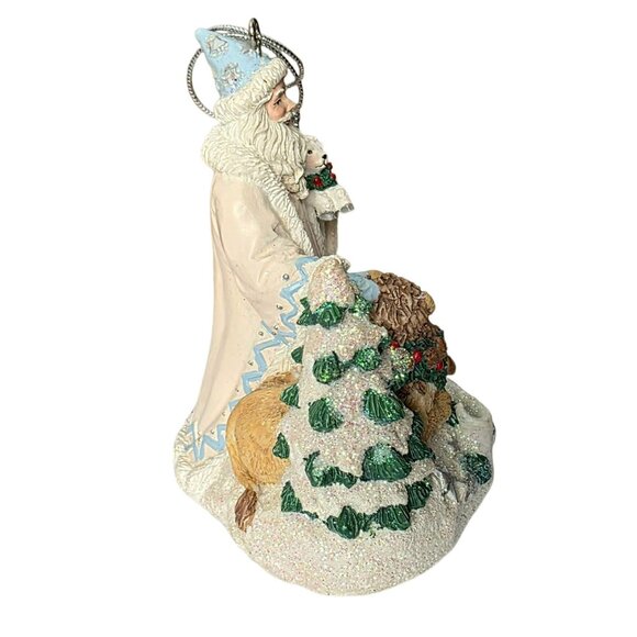 Vintage Santa Lion Lamb Ornament Father Christmas Peace San Francisco Music Box - Picture 5 of 14